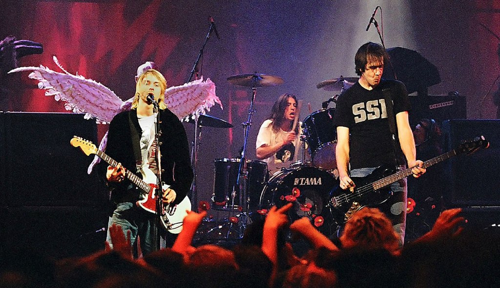Nirvana band members during their 1993 era