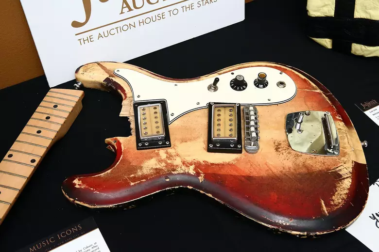 Kurt Cobain memorabilia at music auction