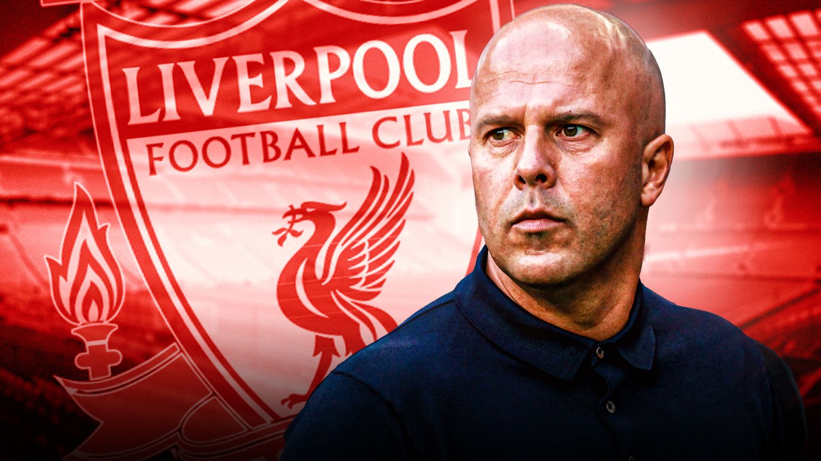 Arne Slot during his tenure as Liverpool manager