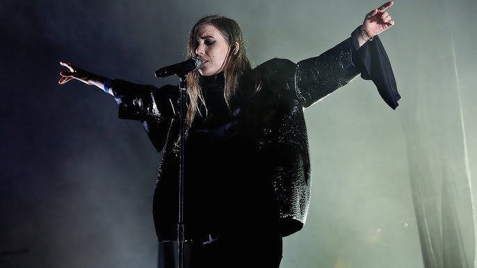 Lykke Li performing live on stage