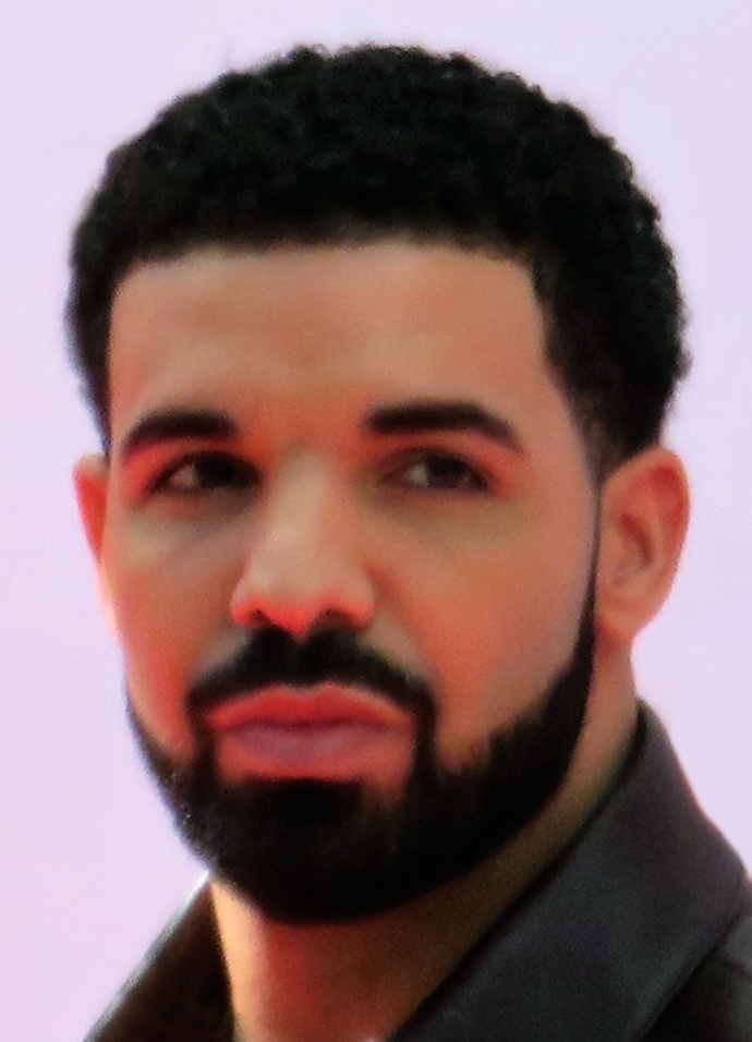 Drake performing on stage