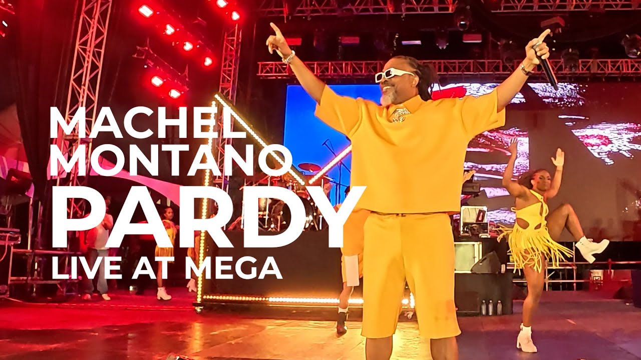 Machel Montano celebrating Caribbean culture on stage