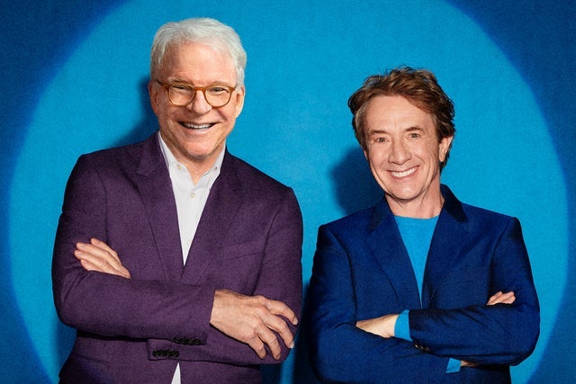 Martin Short performing on stage