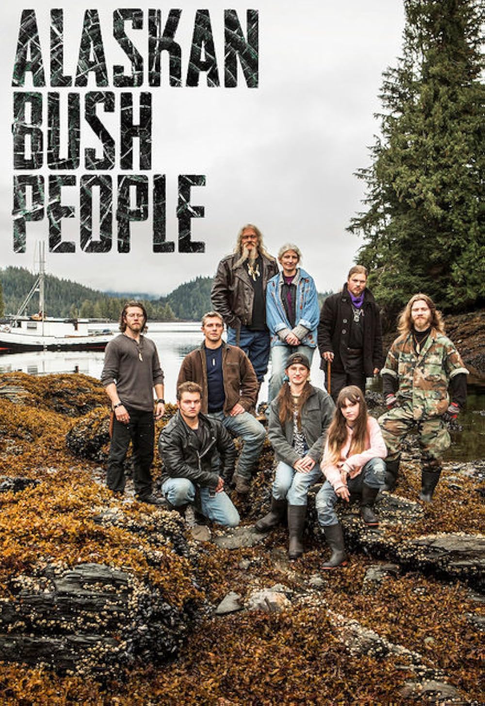 The Brown family cast of Alaskan Bush People on Discovery Channel