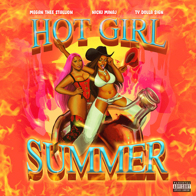 Megan Thee Stallion promoting Hot Girl Summer brand