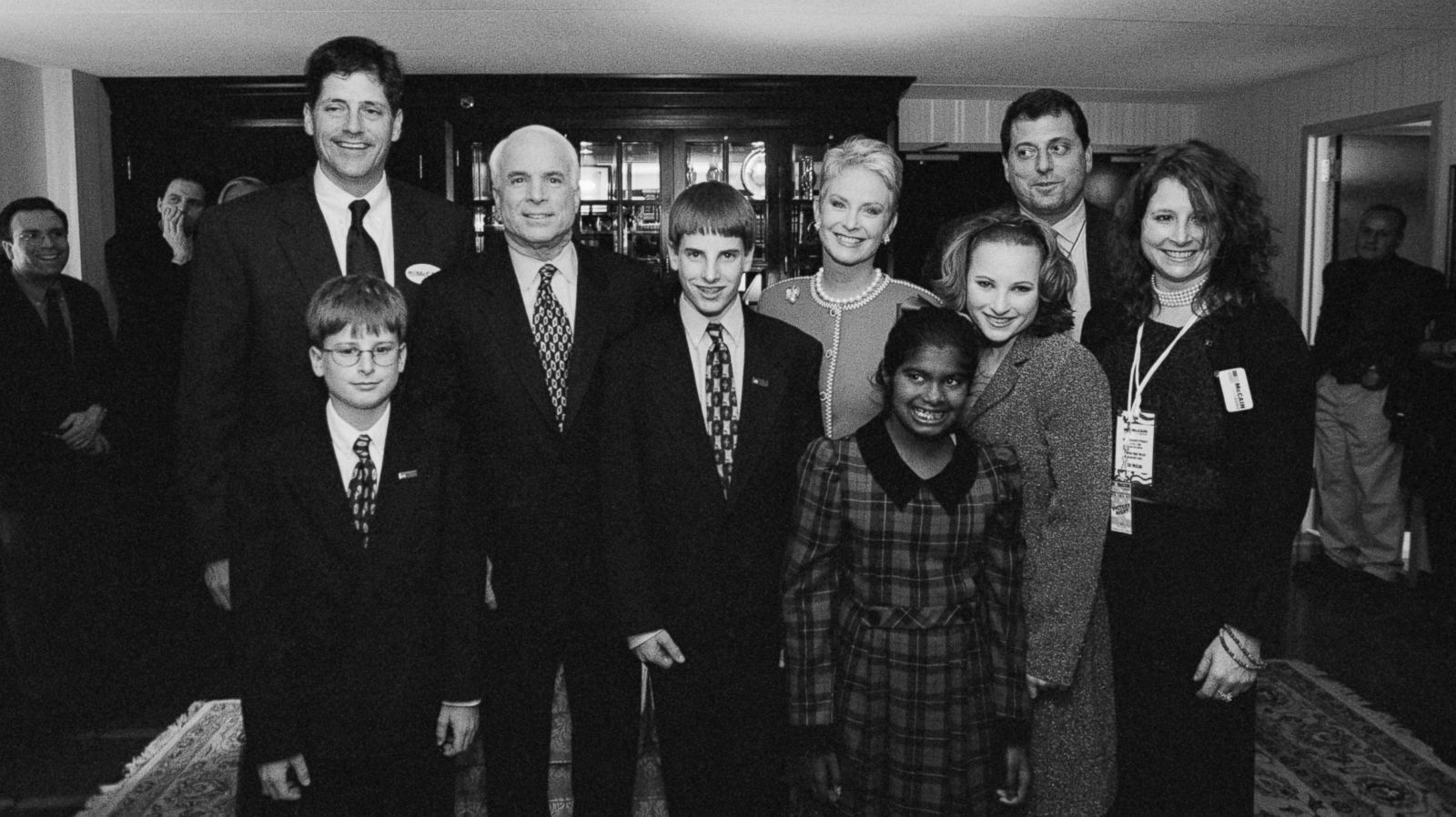 Senator John McCain with his children including Douglas McCain
