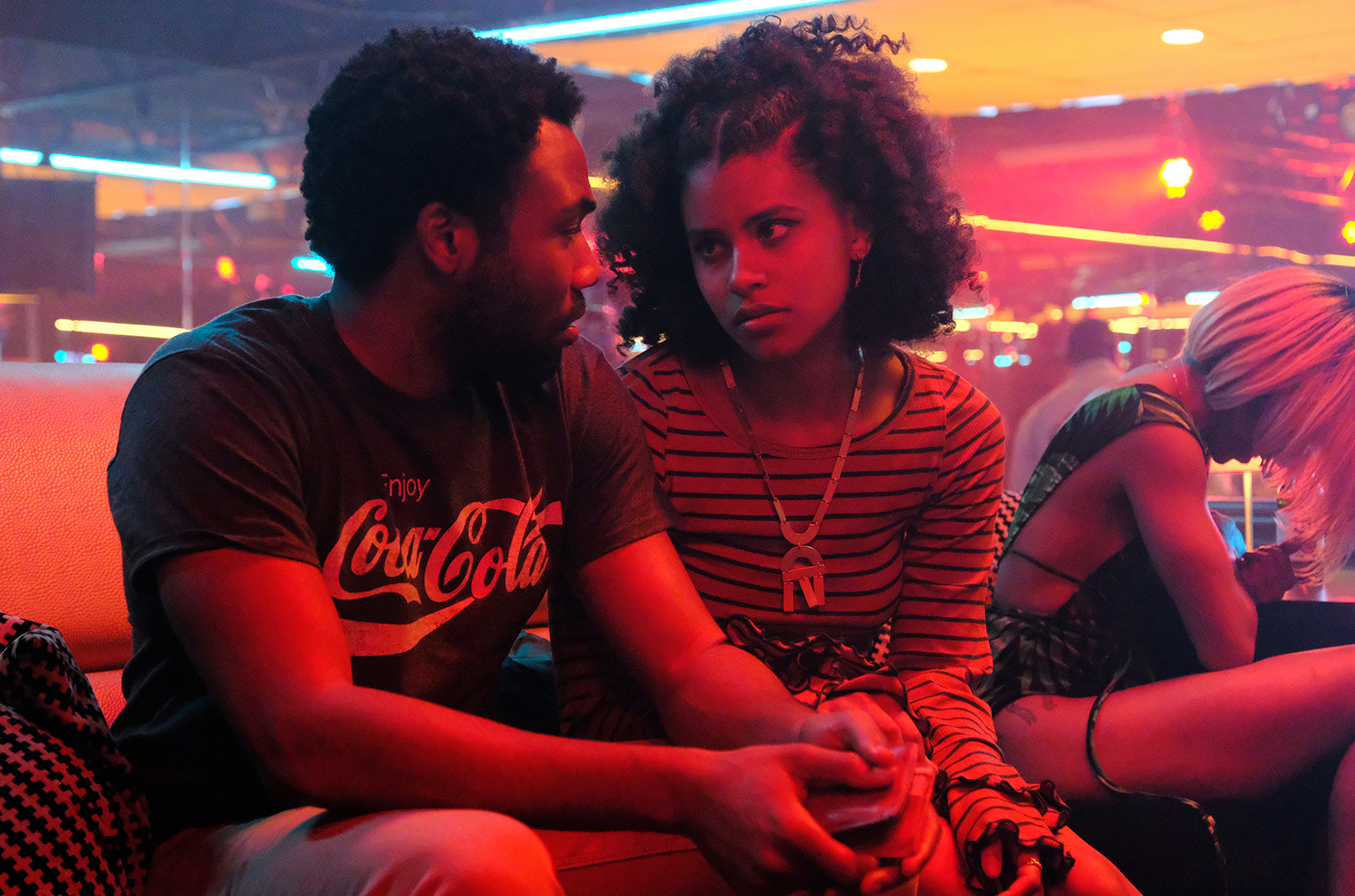 Scenes from Atlanta TV series featuring music