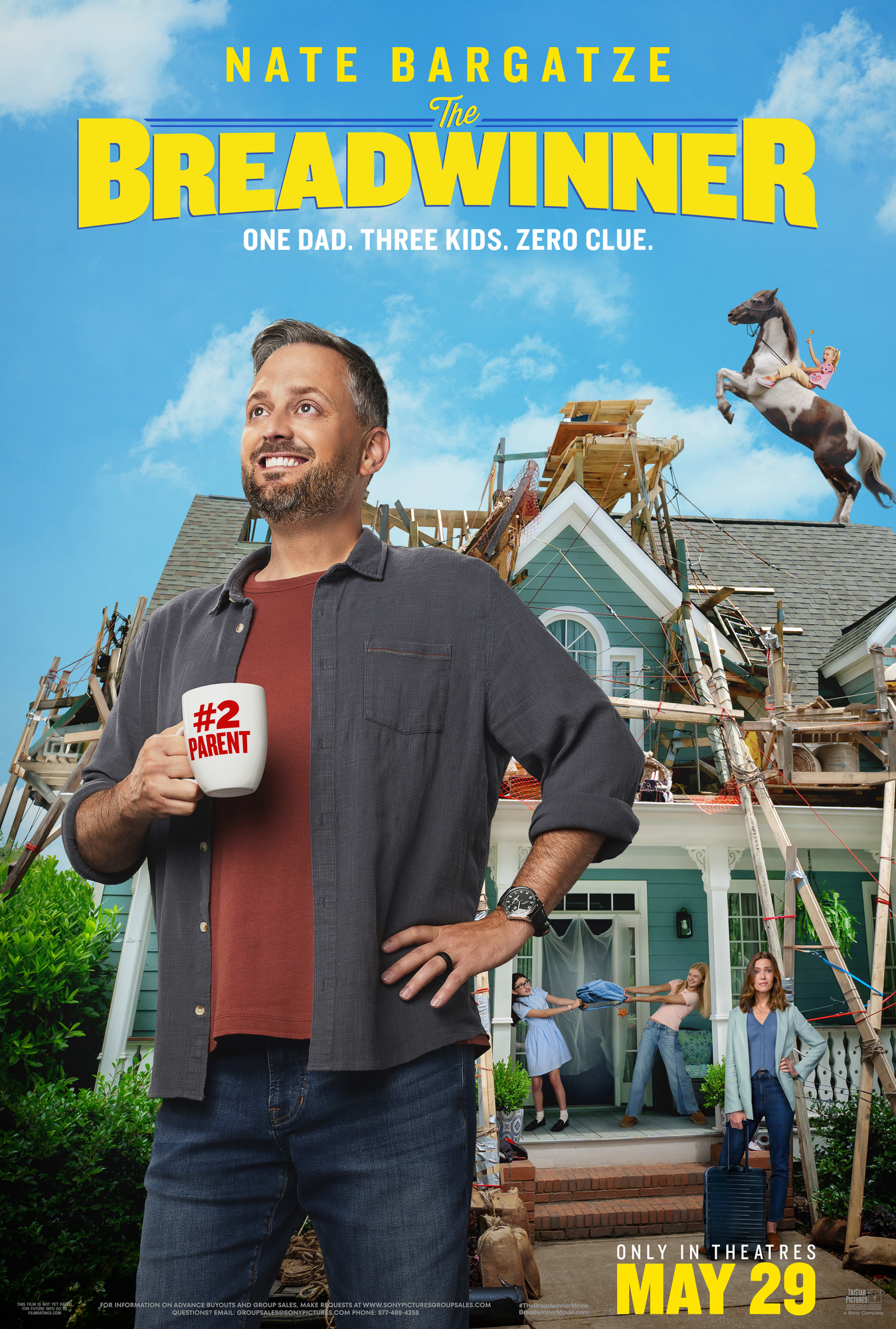 Nate Bargatze's film The Breadwinner promotional material