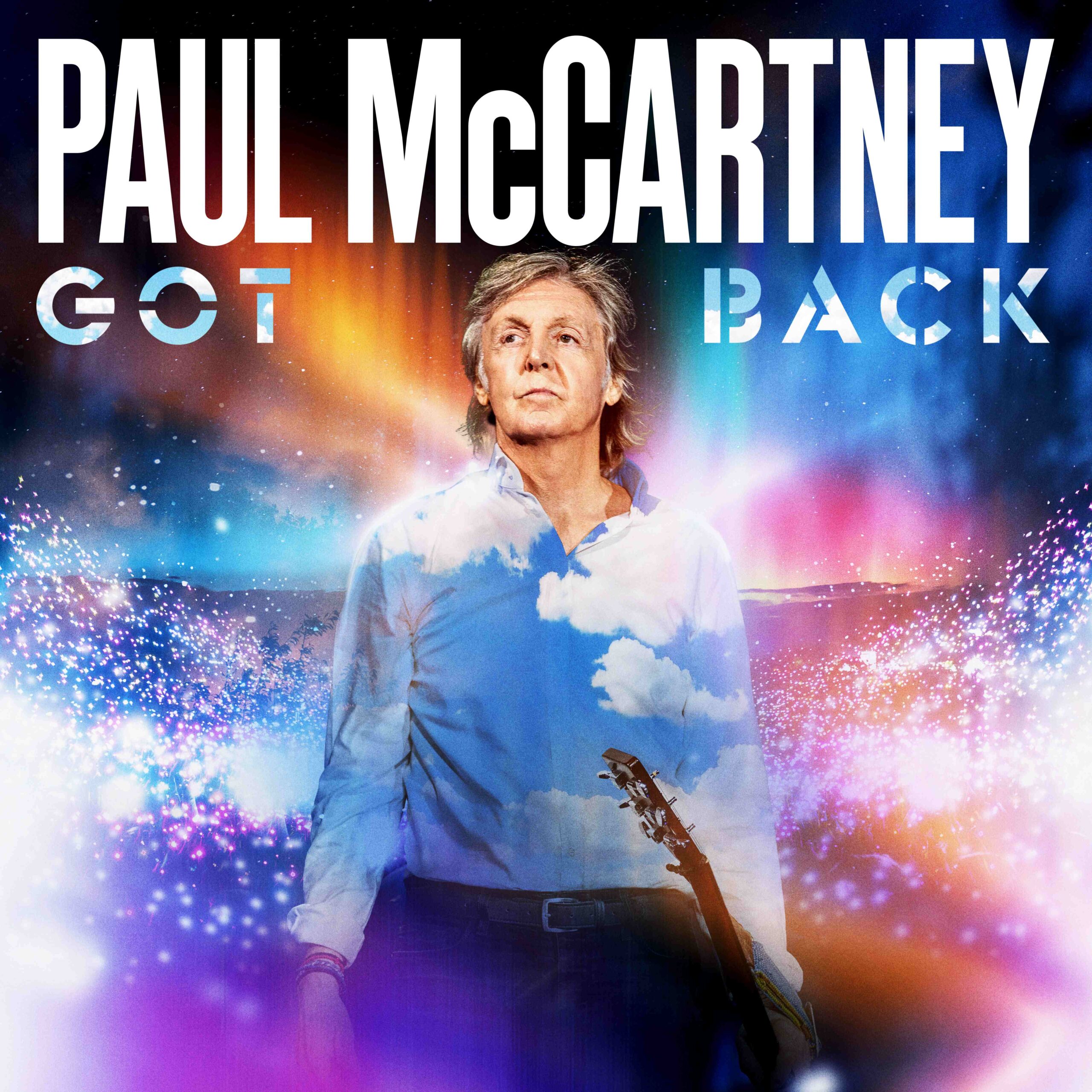 Paul McCartney performing on his recent tour