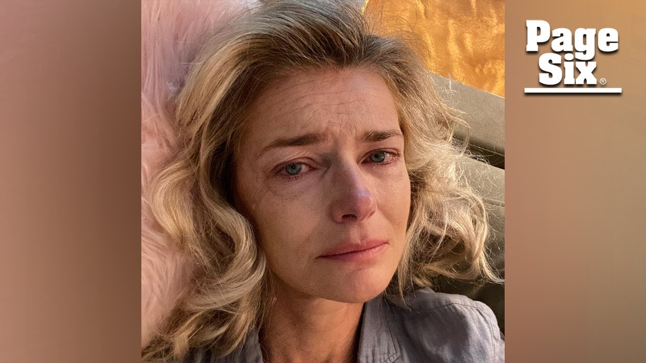 Paulina Porizkova speaking to media outlets