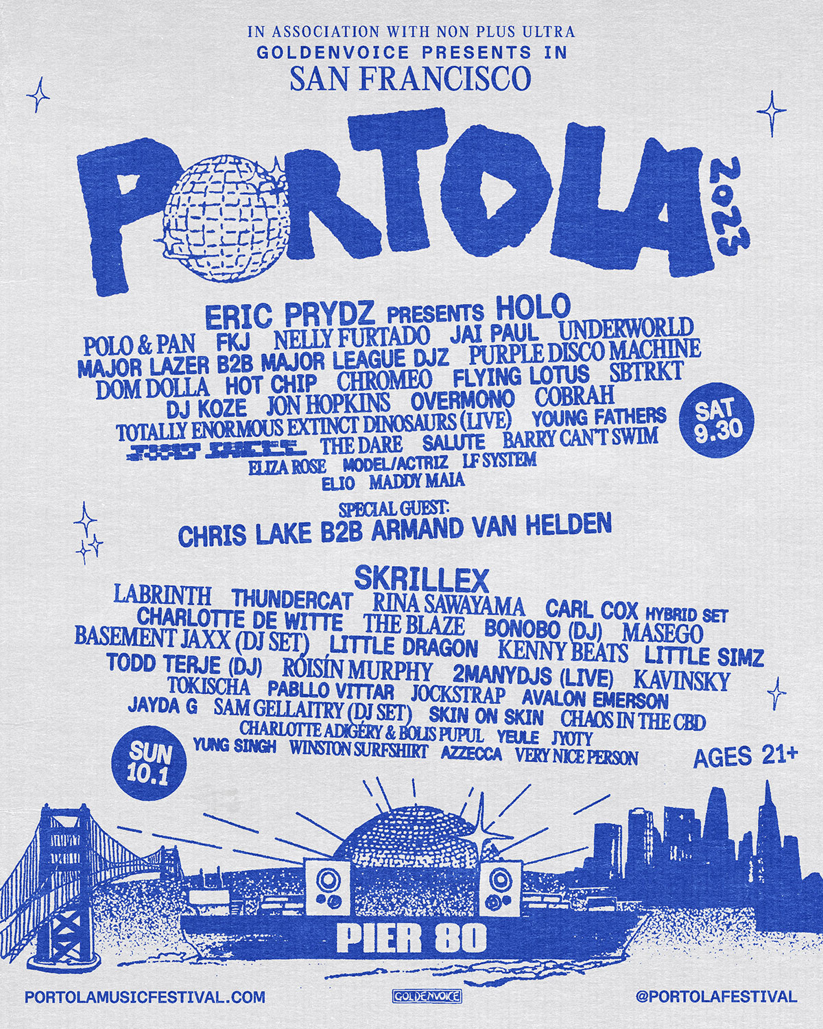 Portola Festival 2026 Brings Electronic Music Powerhouses to San Francisco's Waterfront