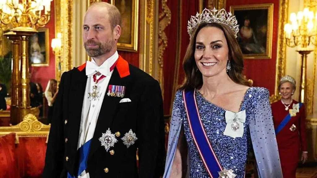 Prince William and Kate Middleton at official royal engagement