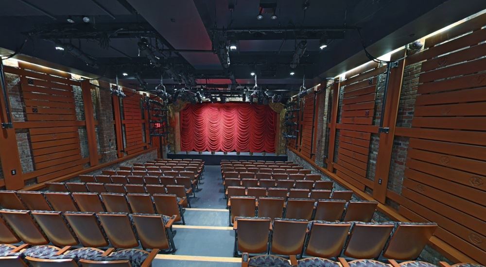 Cherry Lane Theatre intimate performance space and stage