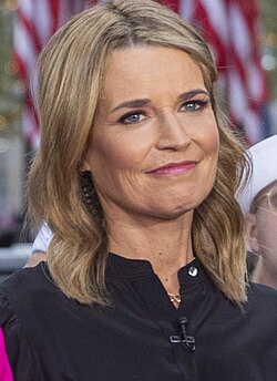 Savannah Guthrie hosting NBC's Today Show