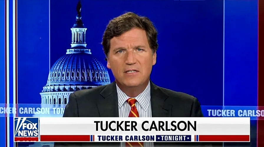 Tucker Carlson during his time as Fox News host