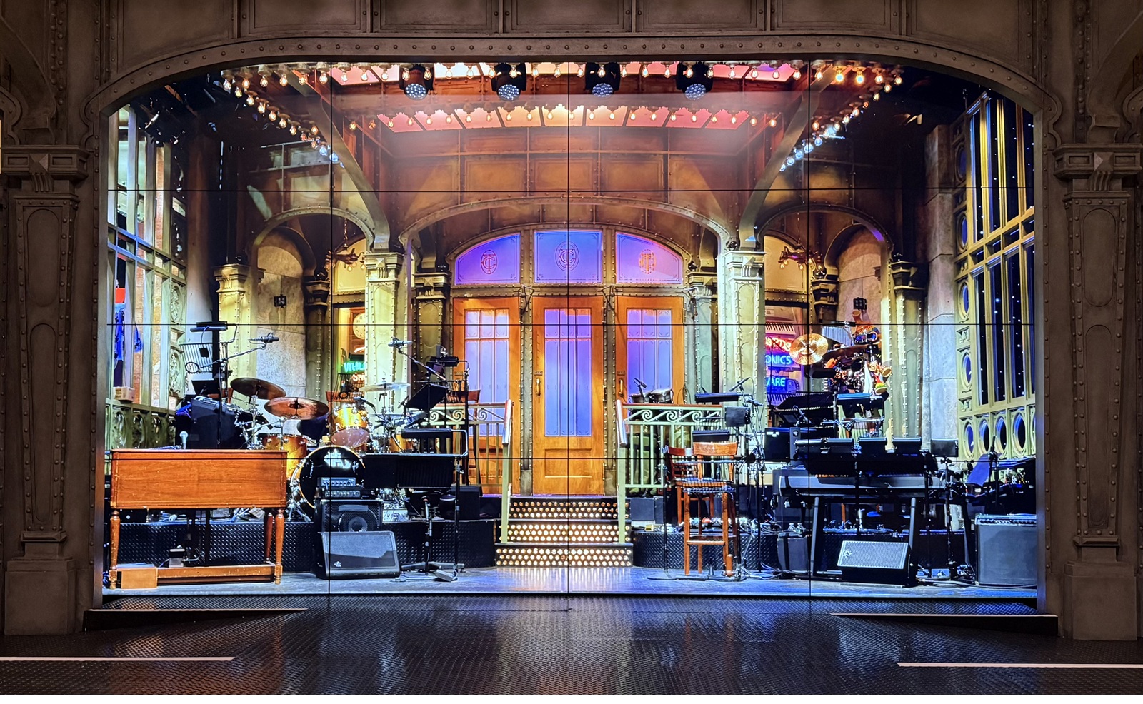 Saturday Night Live comedy show stage