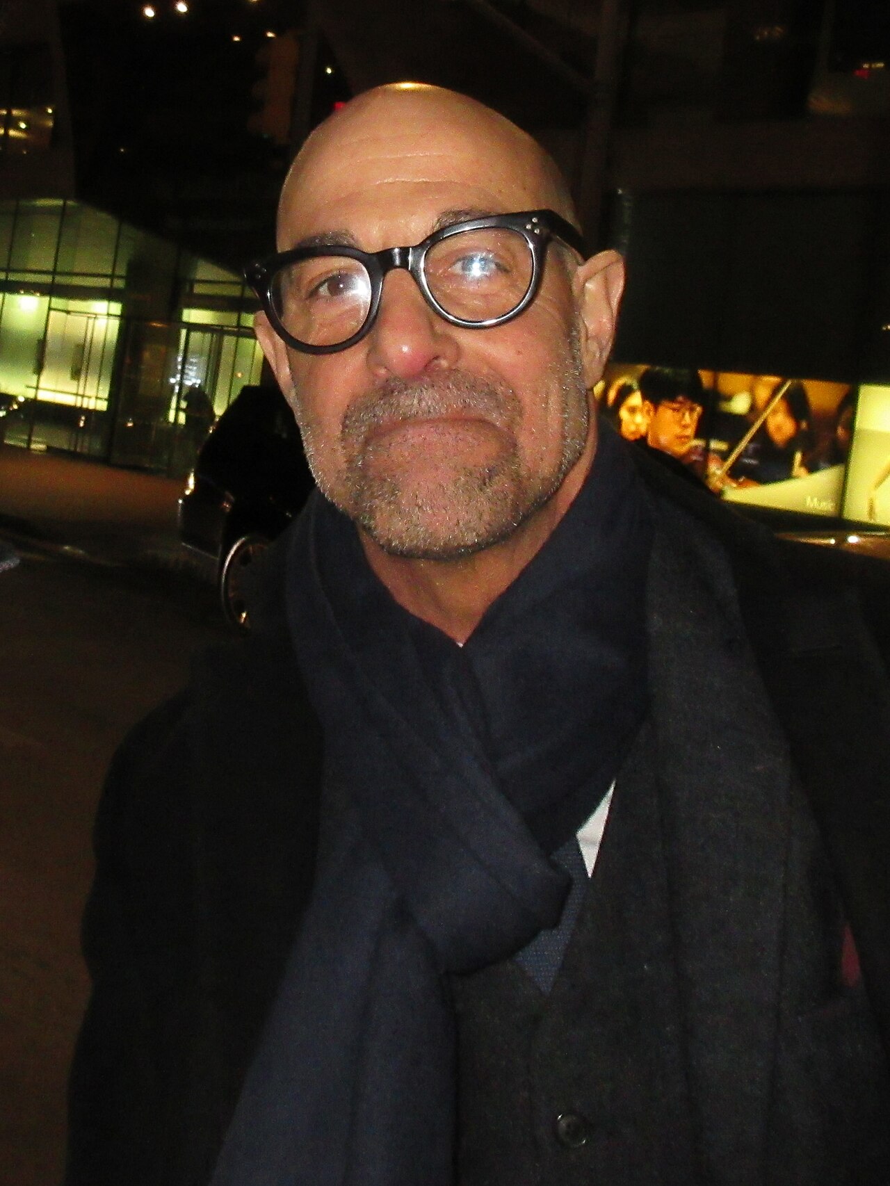 Stanley Tucci with his children