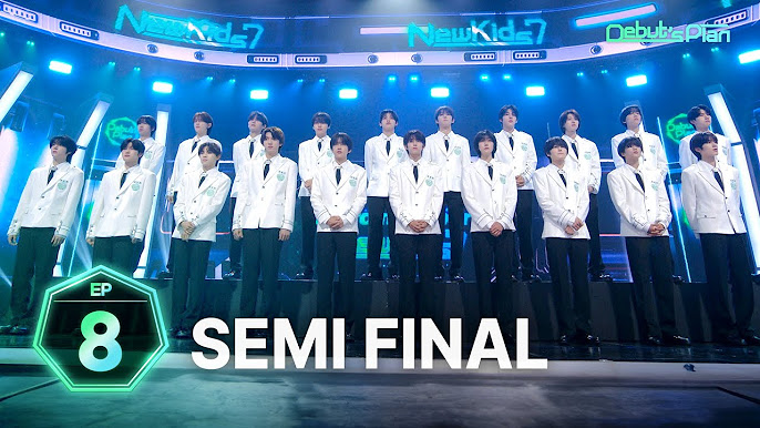 Debut's Plan K-pop survival show performance stage
