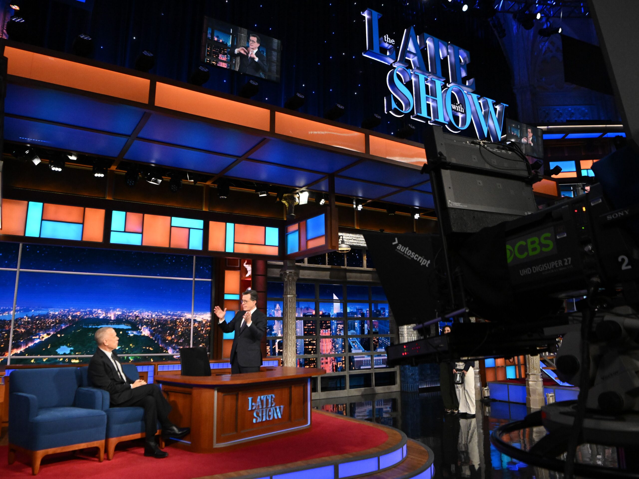 The Late Show with Stephen Colbert studio set