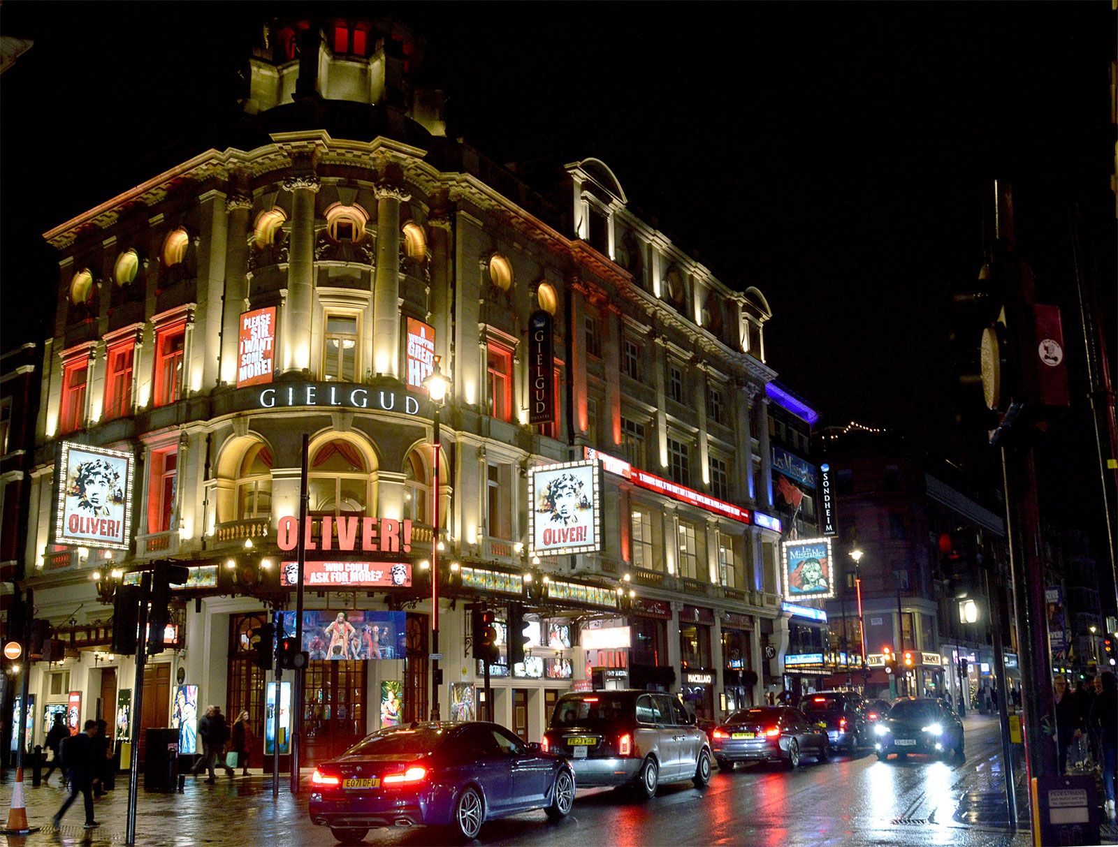 London's West End theatre district