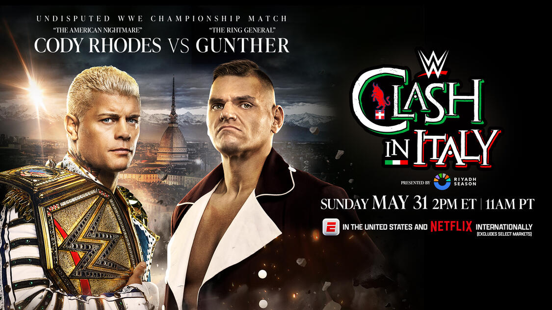 WWE Clash in Italy 2026 - The Competitors: Rhodes vs. Gunther