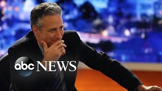 Jon Stewart Heartfelt Goodbye - The End of an Era at The Late Show