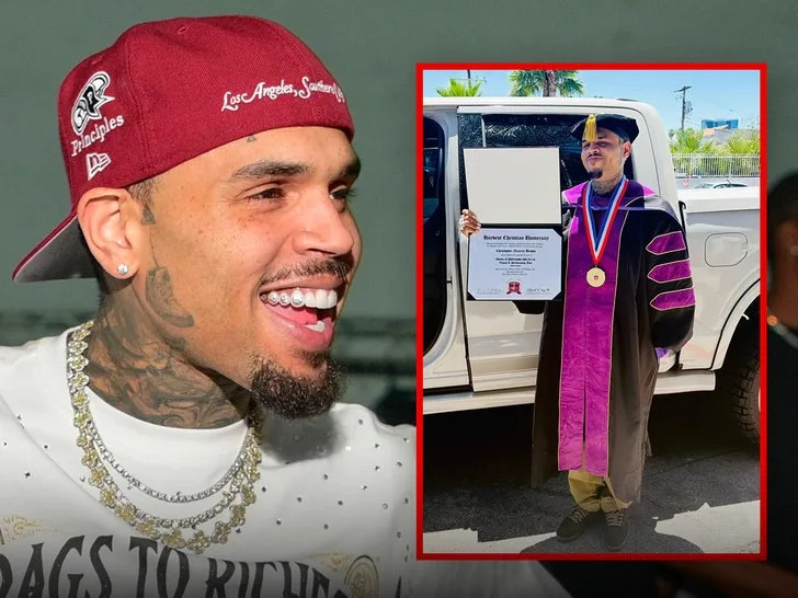 Chris Brown Earns Honorary Doctorate from Harvest Christian University in Surprise Academic Achievement