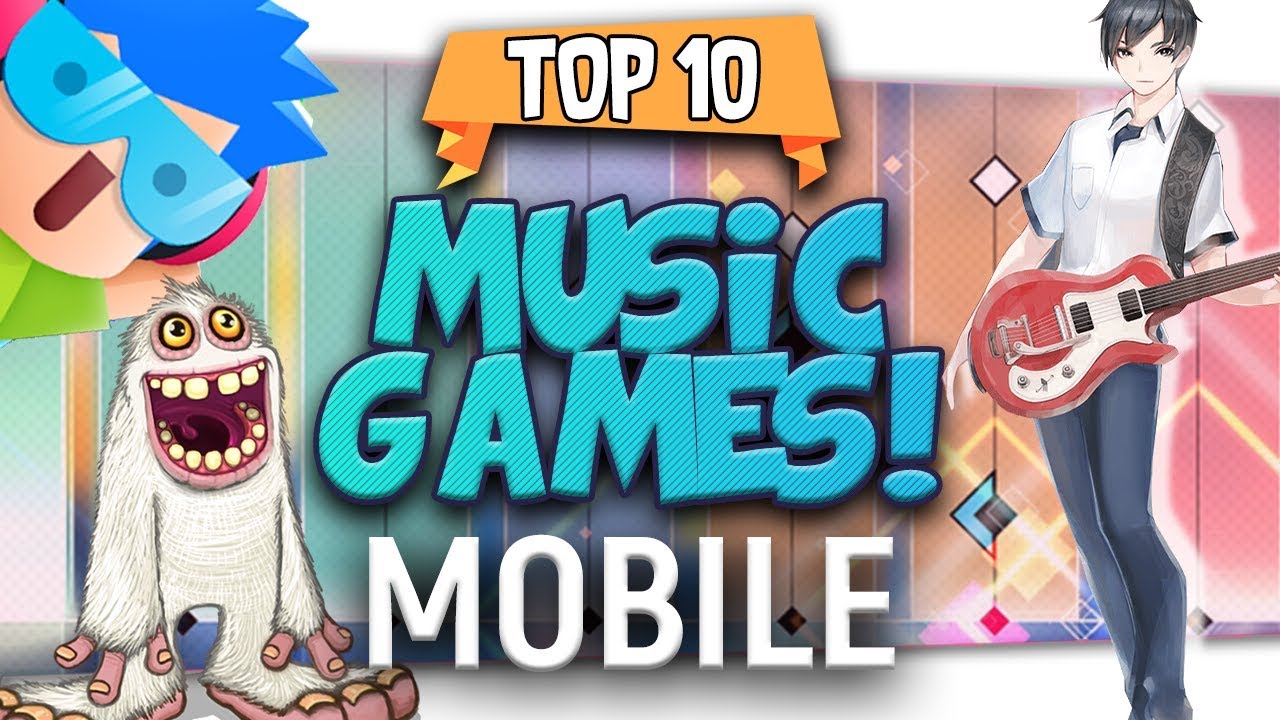 Children playing mobile games with headphones and music integration