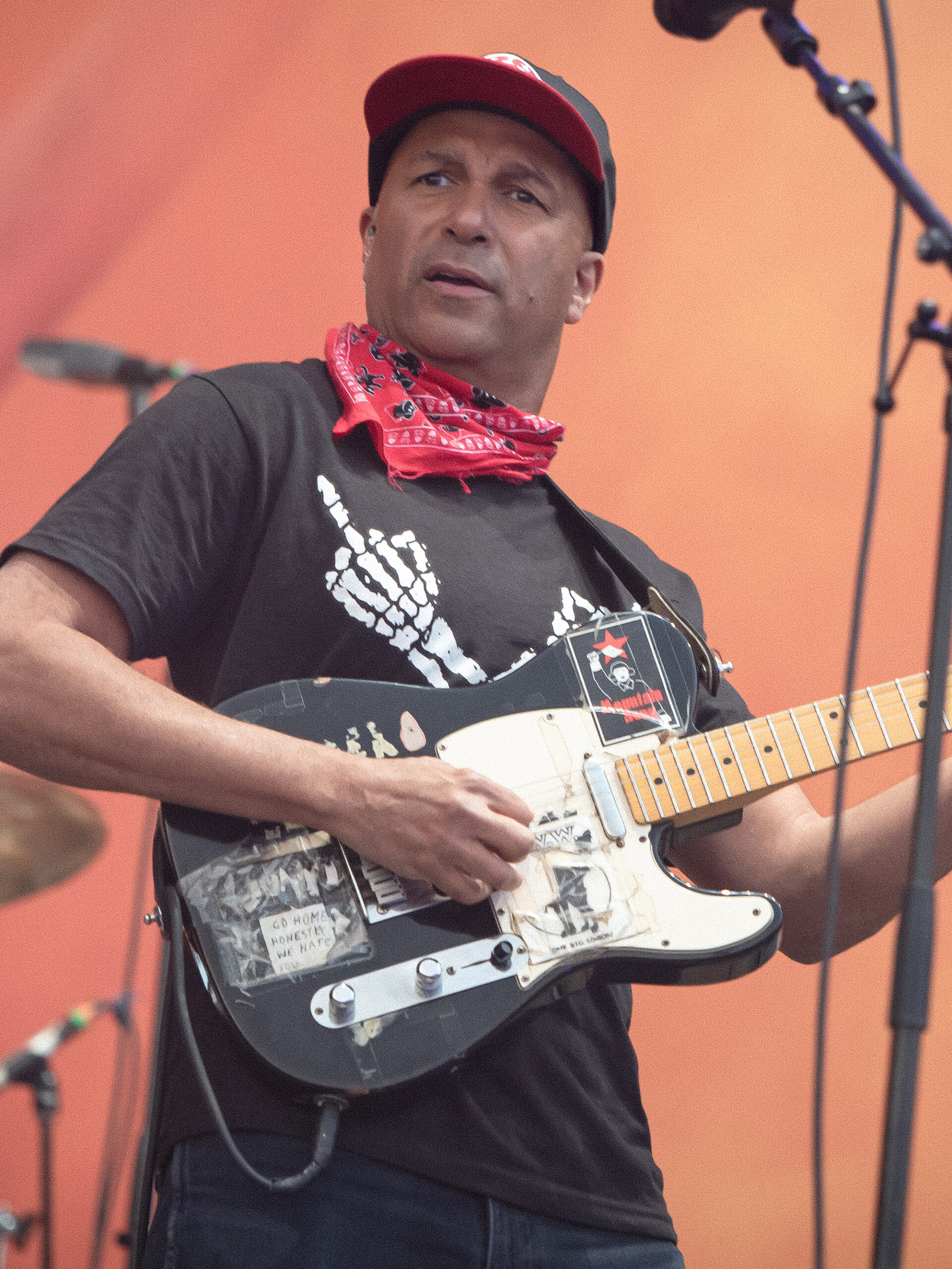 Tom Morello with Rage Against the Machine band