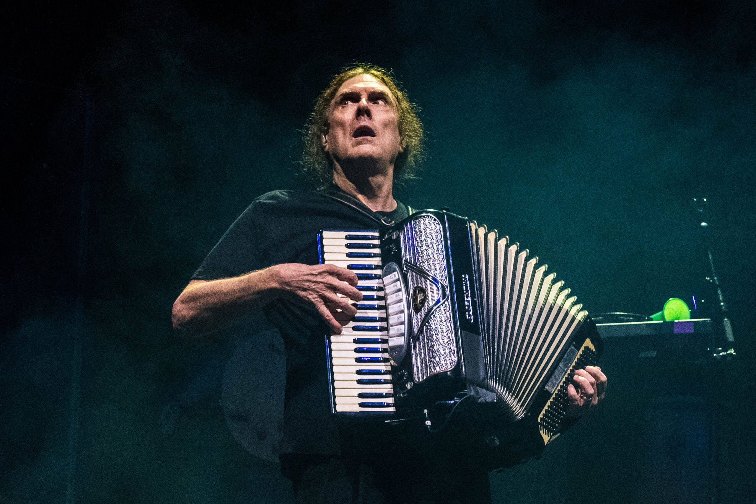 Weird Al Yankovic performing live on stage