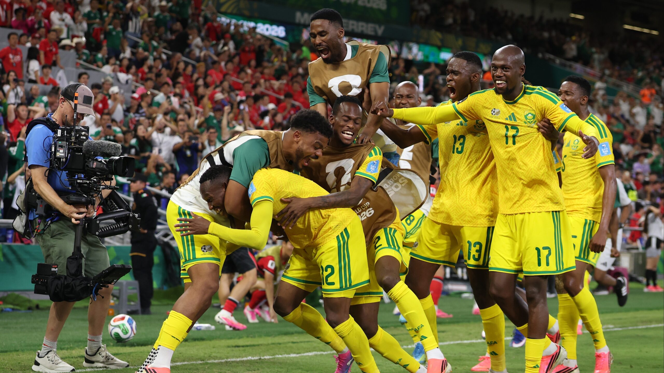 South Africa Bafana Bafana football team - A goal that ended sixteen years of waiting