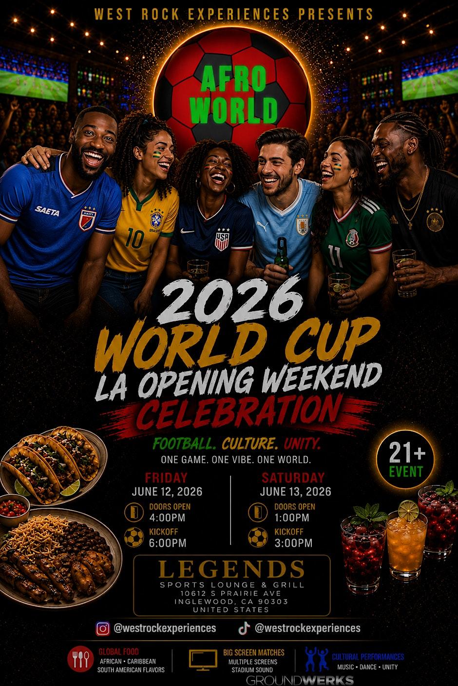 African cultural celebration at World Cup event