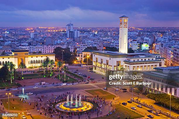 Casablanca Morocco modern city skyline view