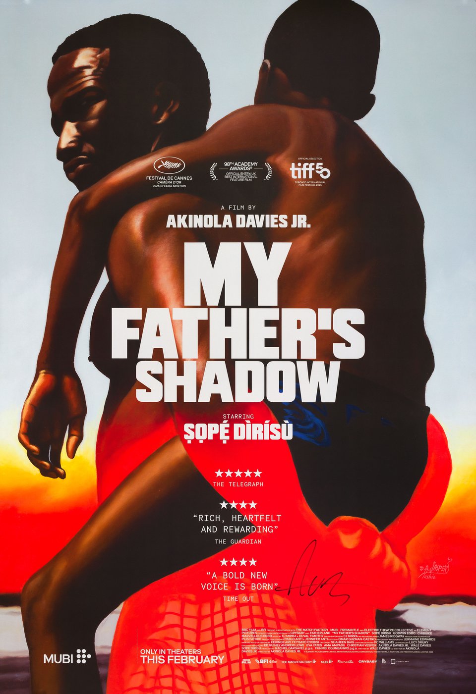 Promotional image for My Father's Shadow directed by Akinola Davies Jr.