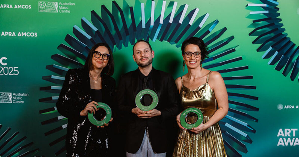 Music industry professionals at Australian entertainment event