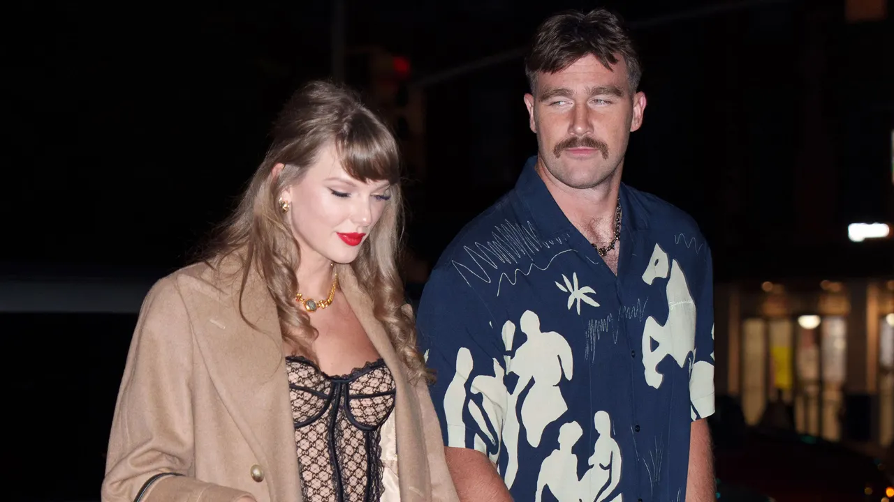 Taylor Swift and Travis Kelce together at public event