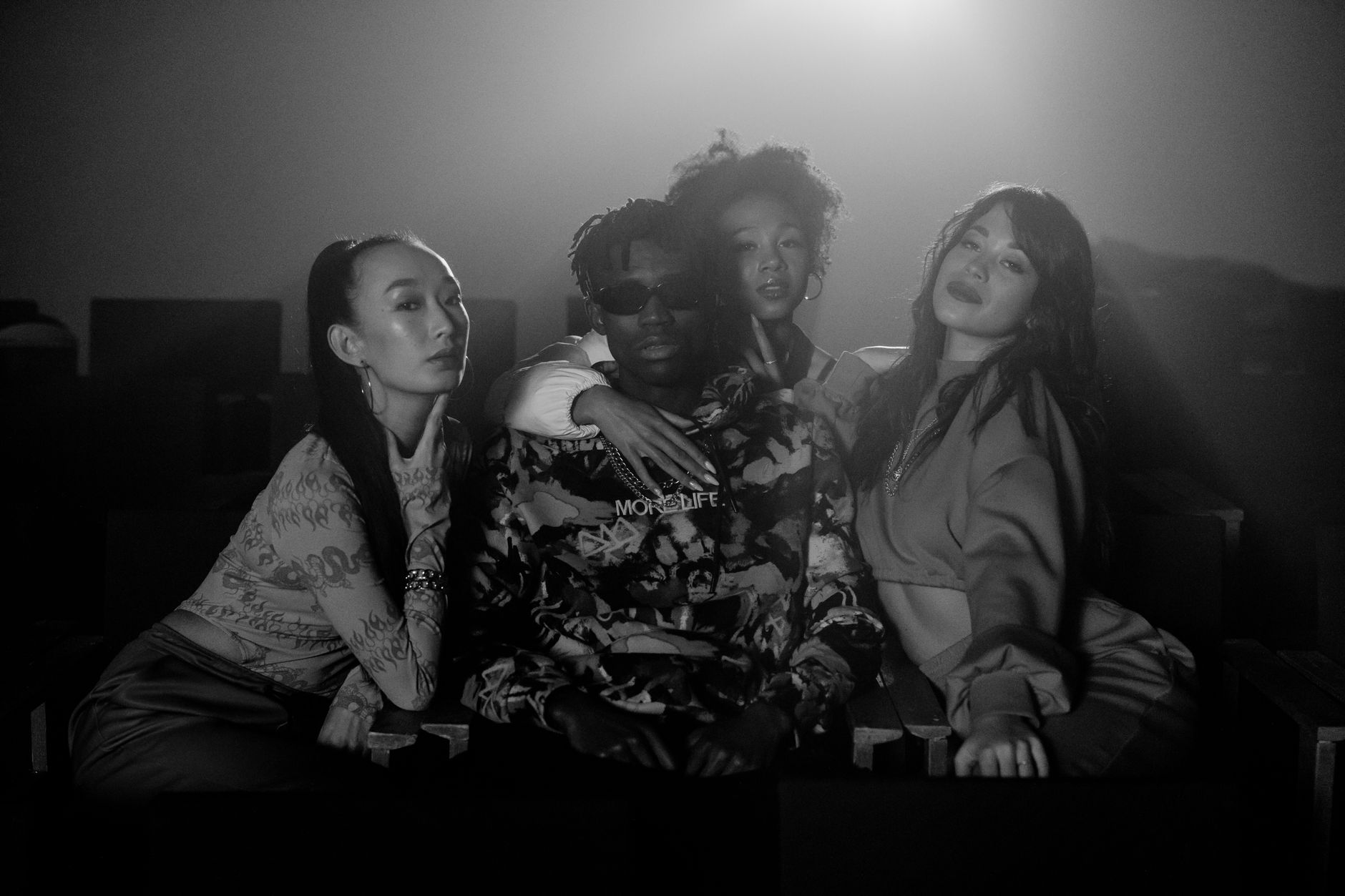 Aya Nakamura and Skepta in Chippie music video