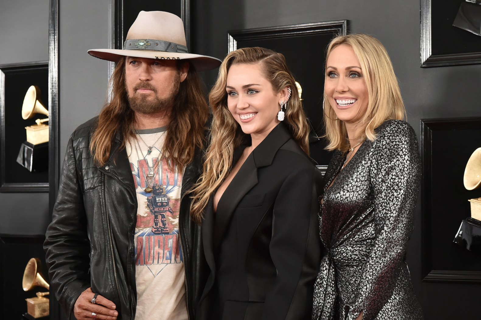 Miley Cyrus and Billy Ray Cyrus father daughter