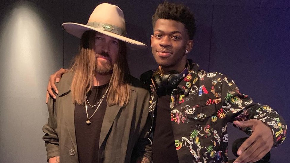 Billy Ray Cyrus performing 