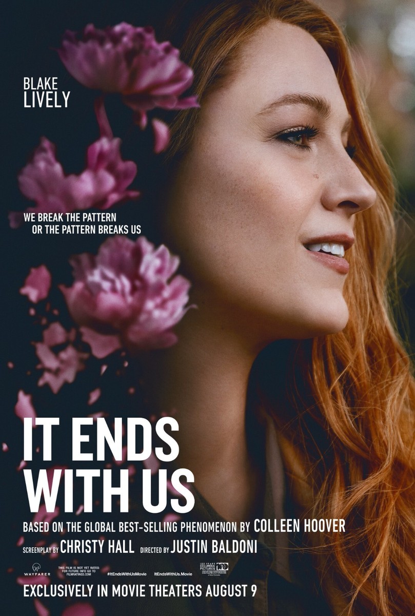 Official promotional material for It Ends With Us starring Blake Lively and Justin Baldoni