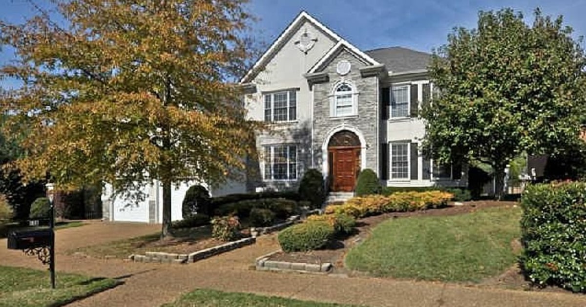 Carrie Underwood at her Tennessee residence
