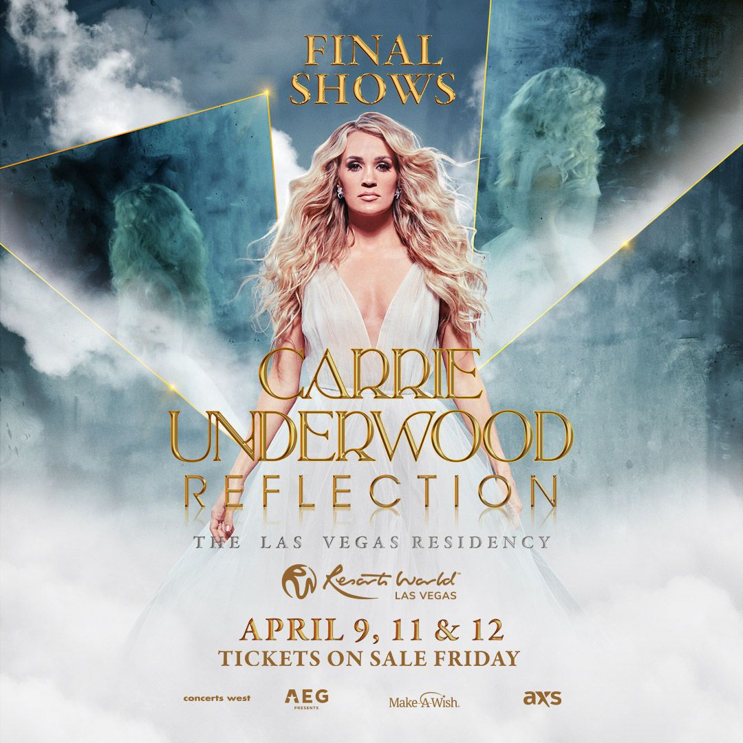 Carrie Underwood performing live on stage at concert