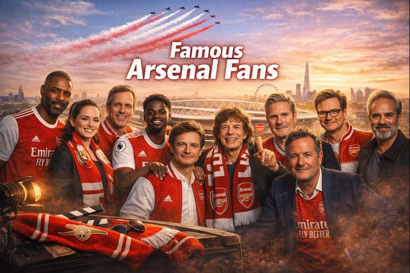 Arsenal Season Ends - Celebrity Gunners: Famous Faces in the Arsenal Family