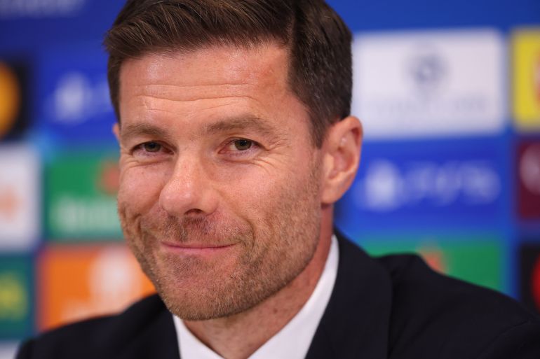 Xabi Alonso as Chelsea Football Club manager on the touchline