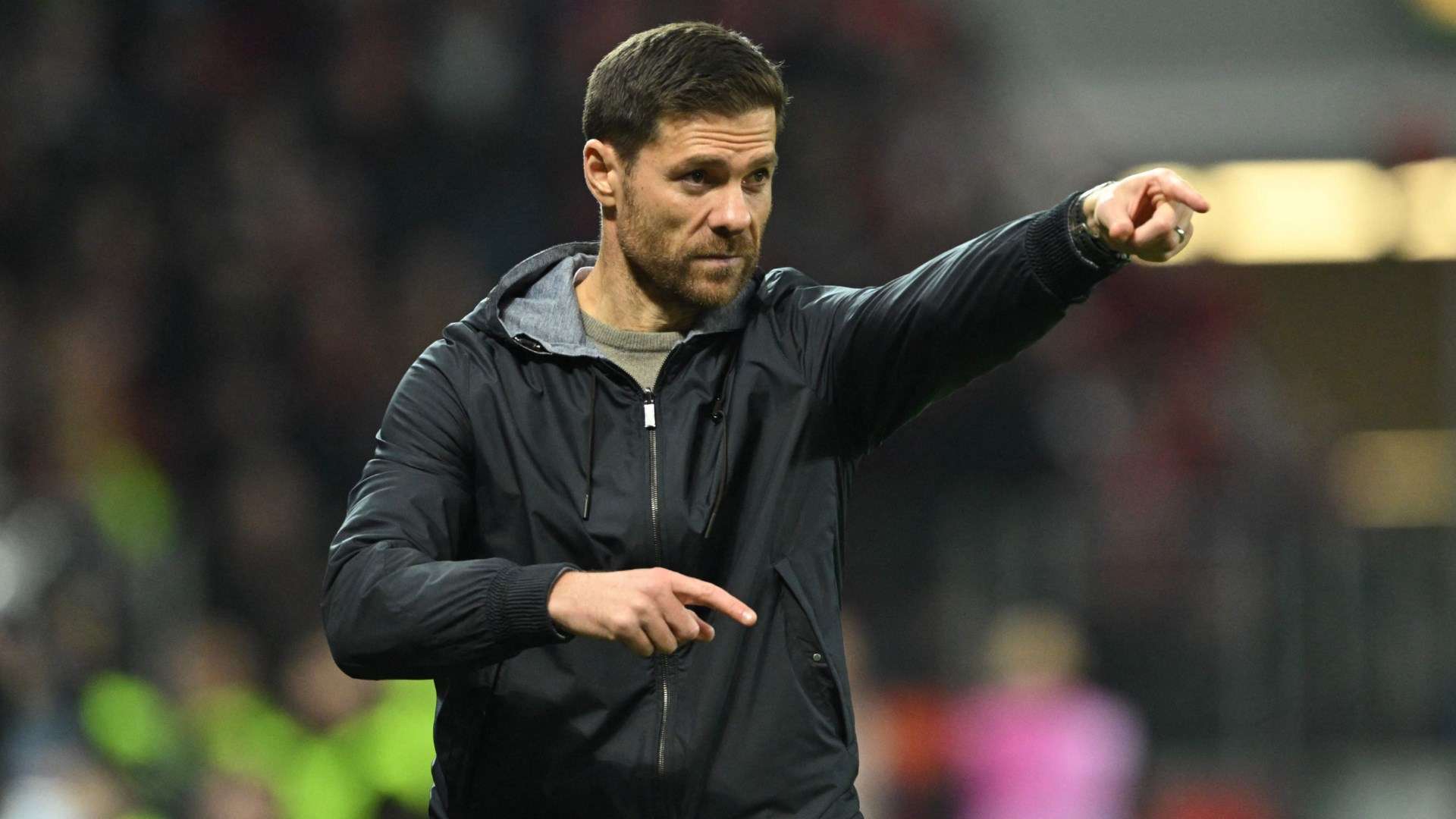 Xabi Alonso football manager coaching touchline