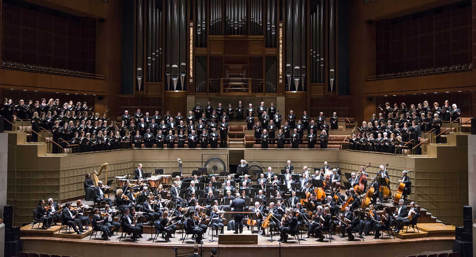 Dallas Symphony Orchestra performing in concert
