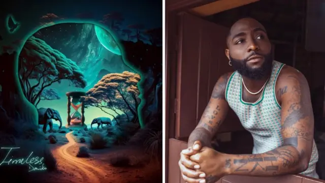 Davido Timeless album cover and promotional material