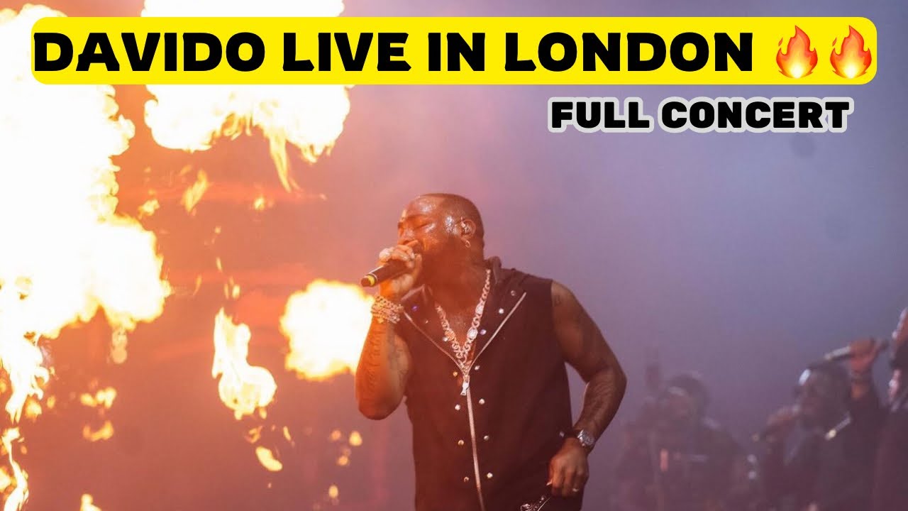 Davido headlining a major summer concert