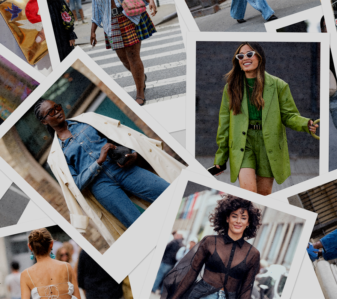 Professional fashion styling and design process