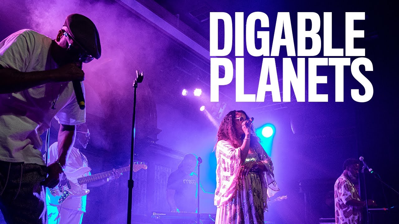 Digable Planets performing live on stage